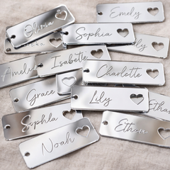 Personalised Mirror Acrylic Wedding Place Names – Luxury Table Settings for Your Special Day