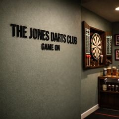 Personalised Darts Room Sign