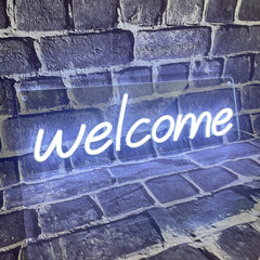 Welcome Neon Sign