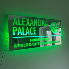 Alexandra Palace LED Mirror | Darts Sign The Crafty Bonobo LED Mirror Sign 9