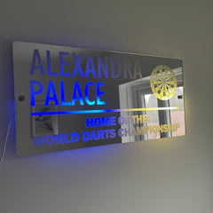 Alexandra Palace LED Mirror | Darts Sign The Crafty Bonobo LED Mirror Sign 12
