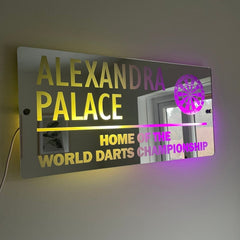 Alexandra Palace LED Mirror | Darts Sign The Crafty Bonobo LED Mirror Sign 7