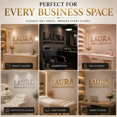 Personalised Business Logo Sign - Salon | Aesthetics | Brows | Lashes