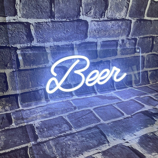 Beer Neon Sign | Bar Sign The Crafty Bonobo The Crafty Bonobo Neon Sign