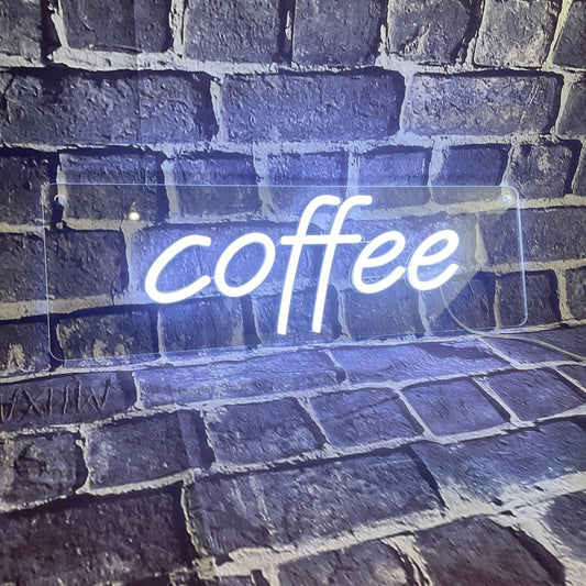 Coffee Neon Sign The Crafty Bonobo The Crafty Bonobo Neon Sign