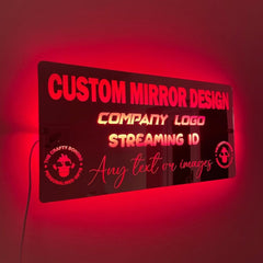 Custom Design LED Mirror The Crafty Bonobo LED Mirror Sign 10