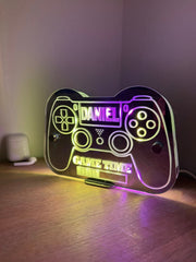 Personalised LED Game Controller Sign – Custom Name Gamer Light for Bedroom or Gaming Setup The Crafty Bonobo 7