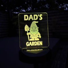 Dad’s Garden Gnome Solar Light – Fun Father’s Day Outdoor Gift The Crafty Bonobo 5