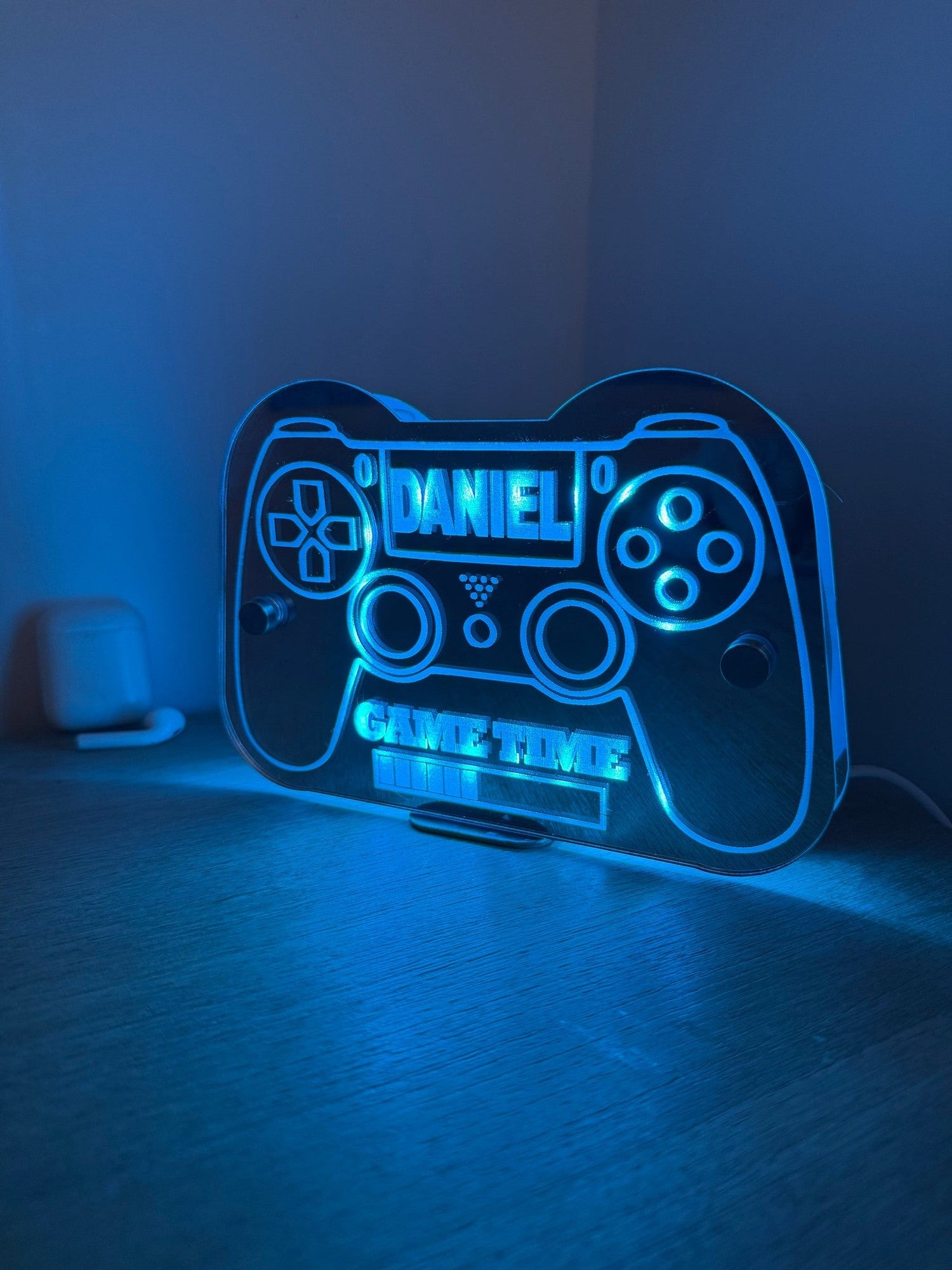 Personalised LED Game Controller Sign – Custom Name Gamer Light for Bedroom or Gaming Setup The Crafty Bonobo 8