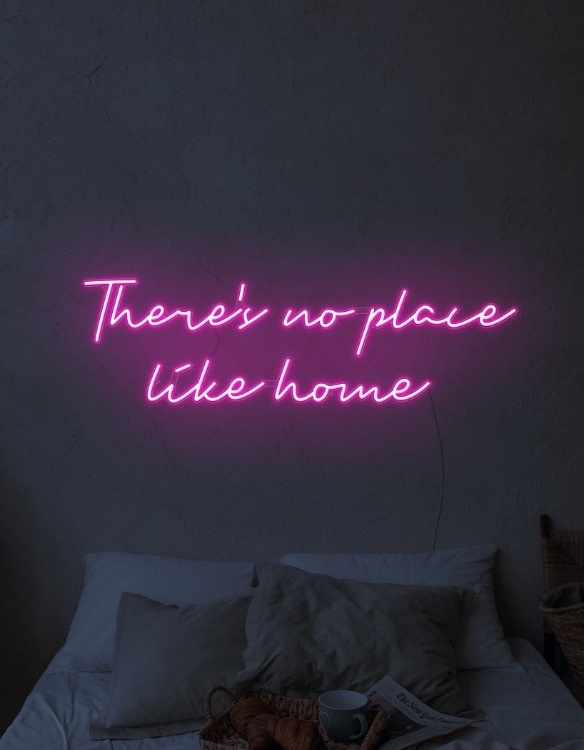 There’s No Place Like Home Neon Sign | Home Decor