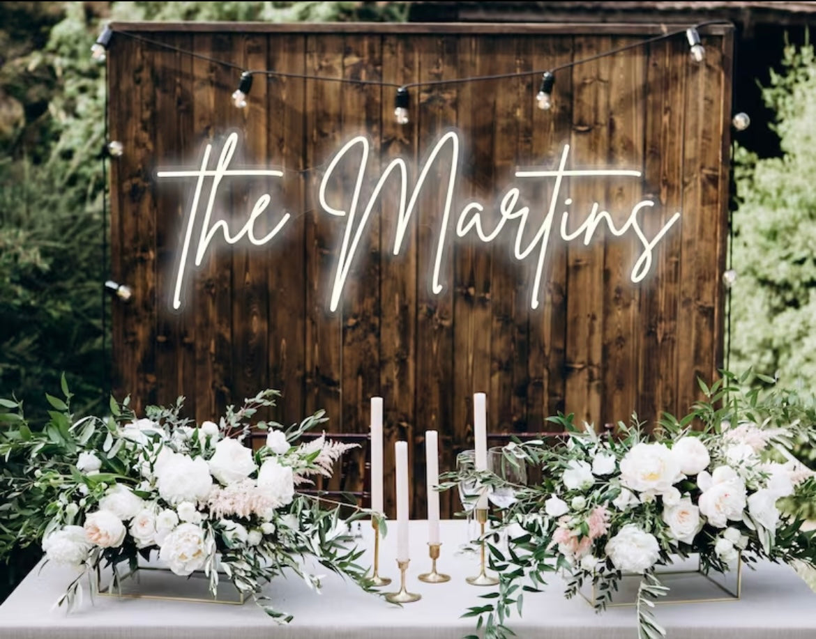 Wedding Neon Sign | Wedding Decoro