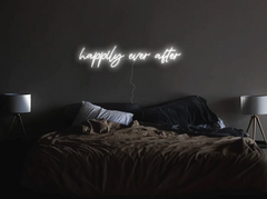 Happily Ever After Neon Sign | Wedding Neon | Wedding Decor