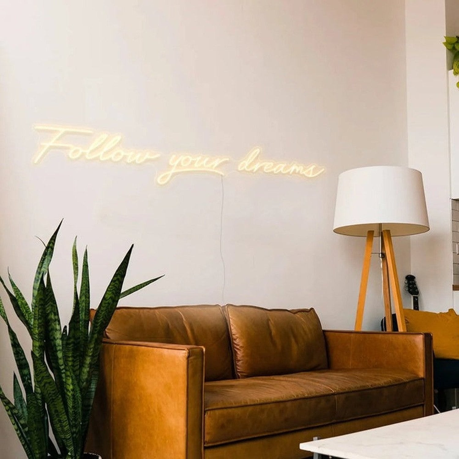 Follow Your Dreams Neon Sign The Crafty Bonobo Neon Sign 2
