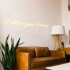 Follow Your Dreams Neon Sign The Crafty Bonobo Neon Sign 2