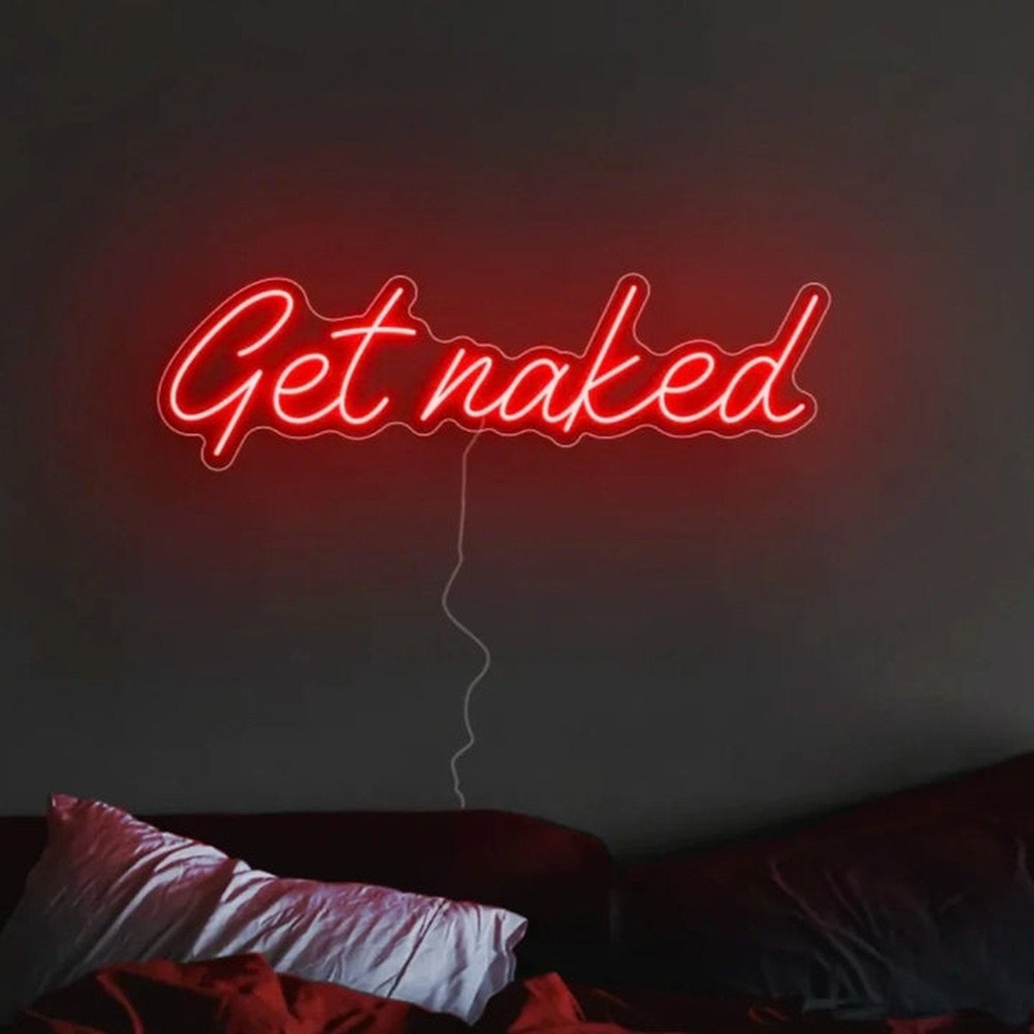 Get Naked Neon Sign The Crafty Bonobo Neon Sign 1