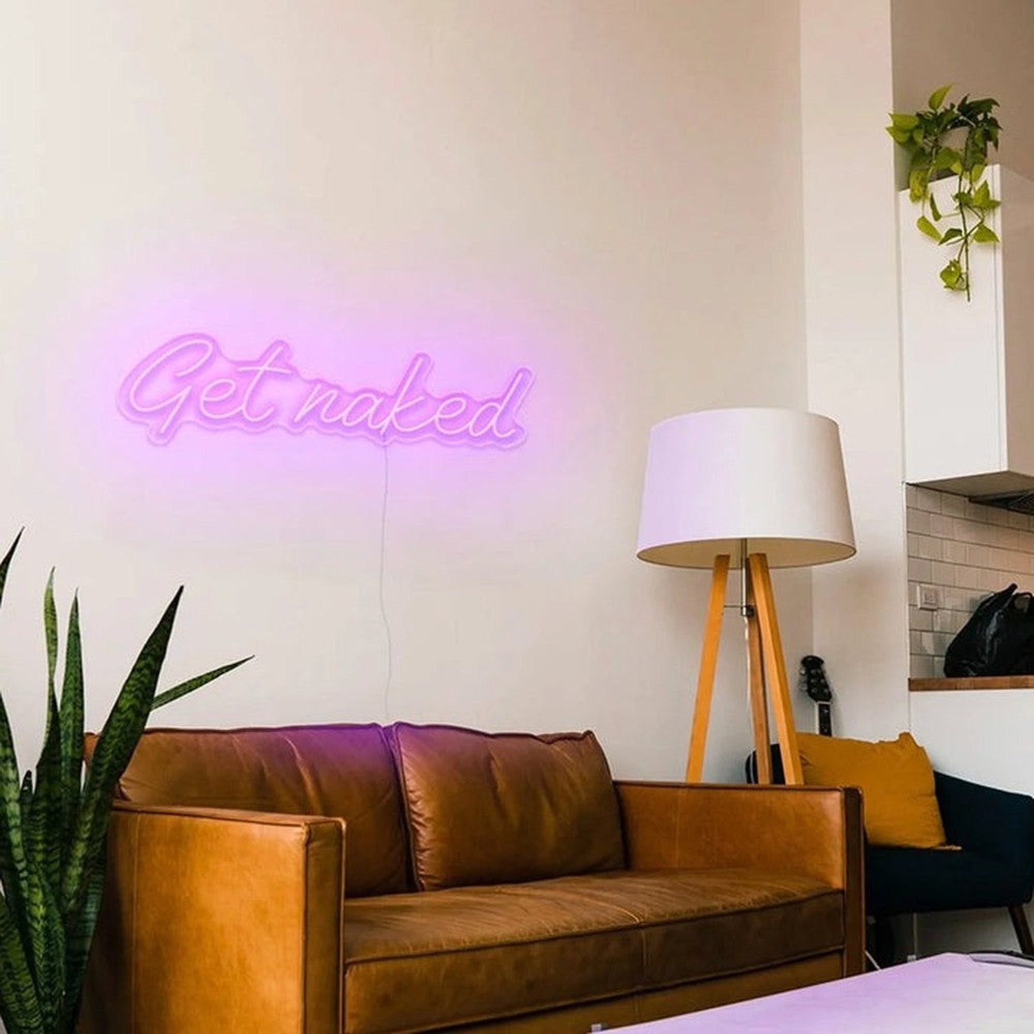 Get Naked Neon Sign The Crafty Bonobo Neon Sign 3