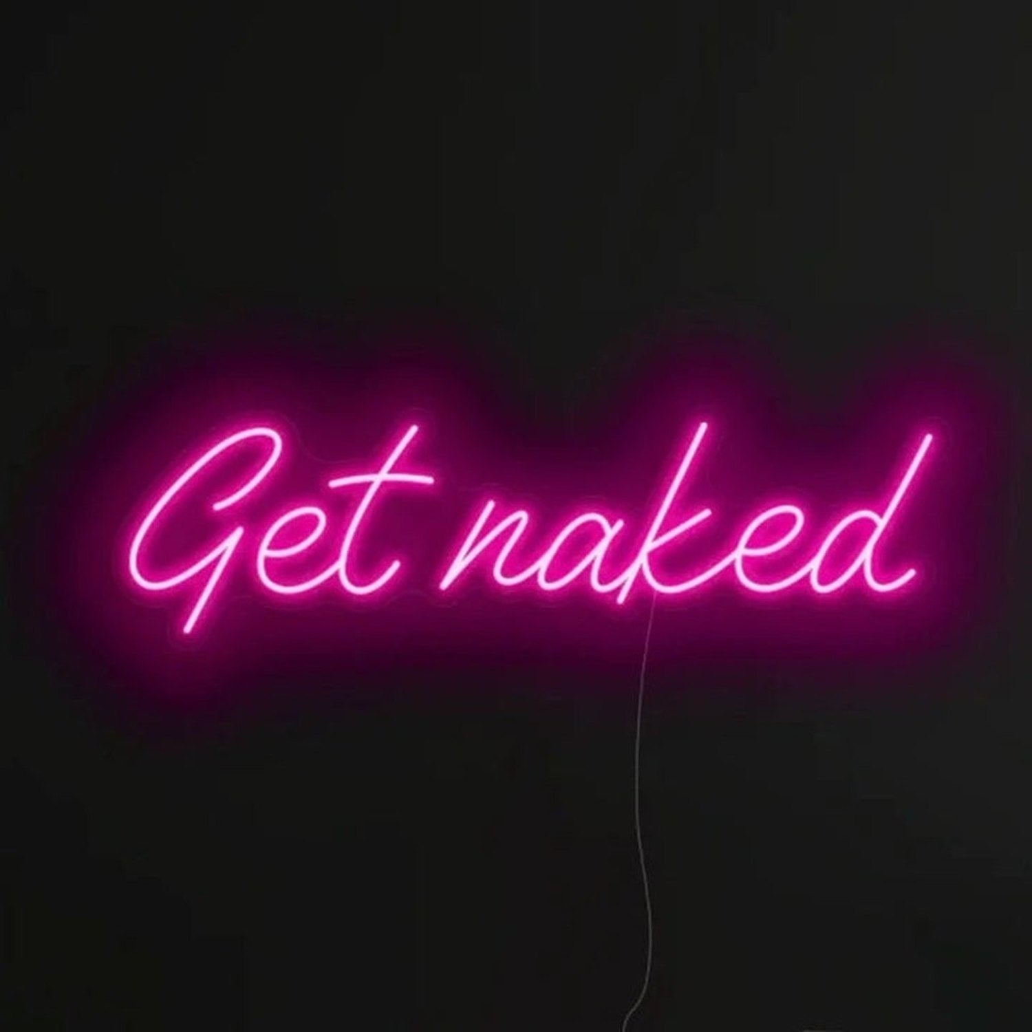 Get Naked Neon Sign The Crafty Bonobo Neon Sign 2