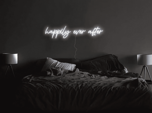 Happily Ever After Neon Sign | Wedding Neon | Wedding Decor The Crafty Bonobo Neon Sign 2