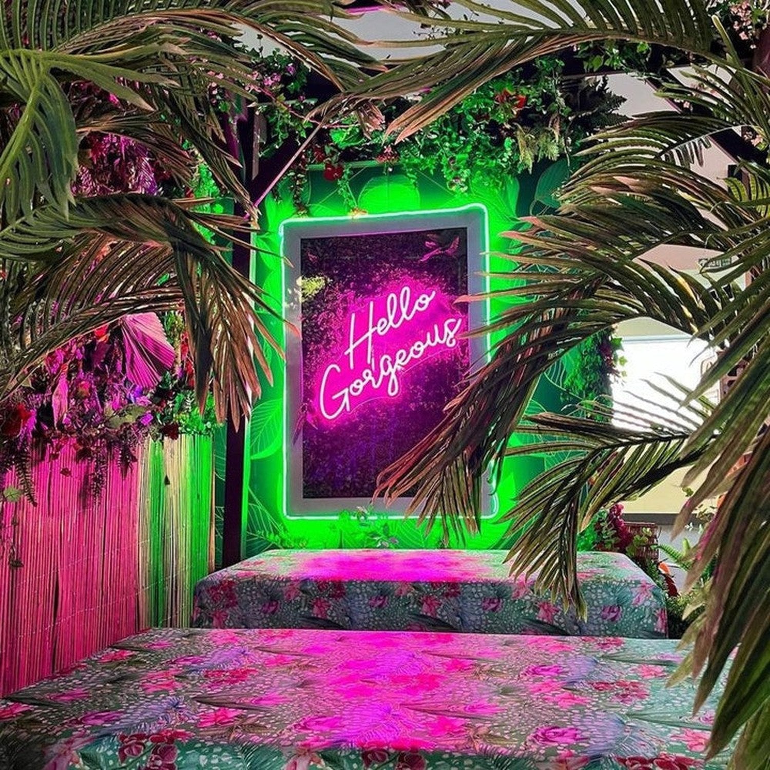 Hello Gorgeous Neon Sign The Crafty Bonobo Neon Sign 8