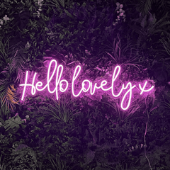 Hello Lovely x Neon Sign The Crafty Bonobo Neon Sign 1