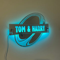LED Rugby Name Mirror The Crafty Bonobo LED Mirror Sign 5