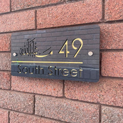Luxury Gold Mirrored House Sign Mashallah The Crafty Bonobo House Signs 7