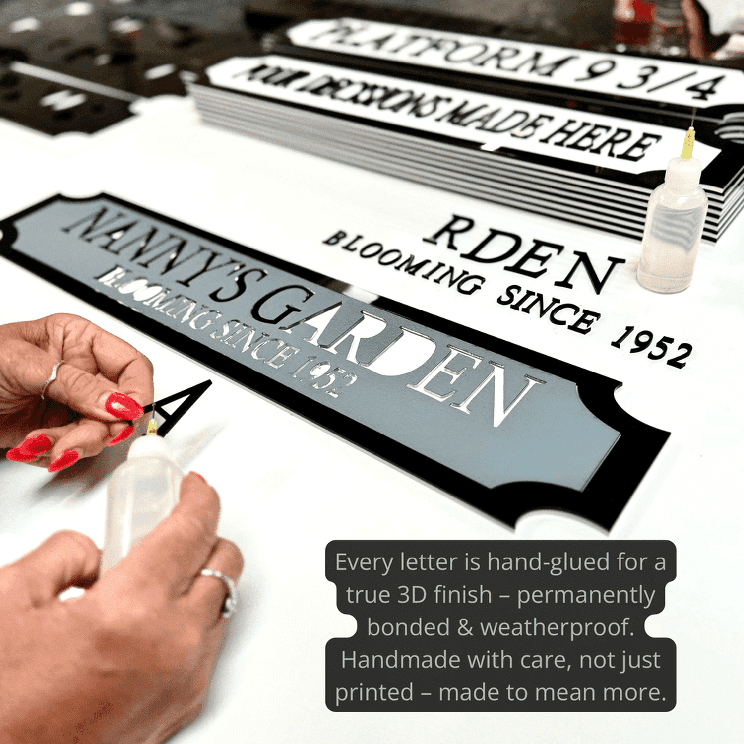 Personalised Family Name Street Sign – Custom Wedding & Anniversary Gi ...