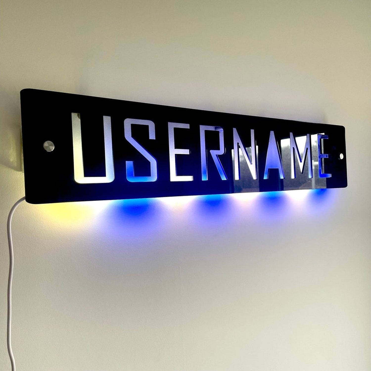 Personalised LED Username Sign | Gaming Decor | Streaming | Twitch The Crafty Bonobo LED Signs 10