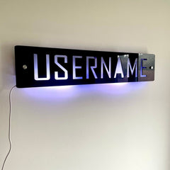 Personalised LED Username Sign | Gaming Decor | Streaming | Twitch The Crafty Bonobo LED Signs 7