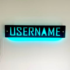 Personalised LED Username Sign | Gaming Decor | Streaming | Twitch The Crafty Bonobo LED Signs 9