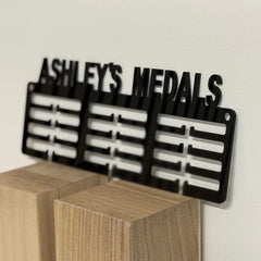 Personalised Medal Holder – Custom Acrylic Sports Medal Hanger | Running, Gymnastics, Football, Martial Arts & More | Wall-Mounted with Chrome Fixings The Crafty Bonobo Medal Holder 6