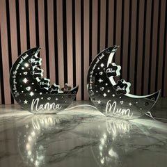 Personalised Moon & Stars LED Mirror Light – Perfect Mother’s Day Gift The Crafty Bonobo LED Mirror Sign 6