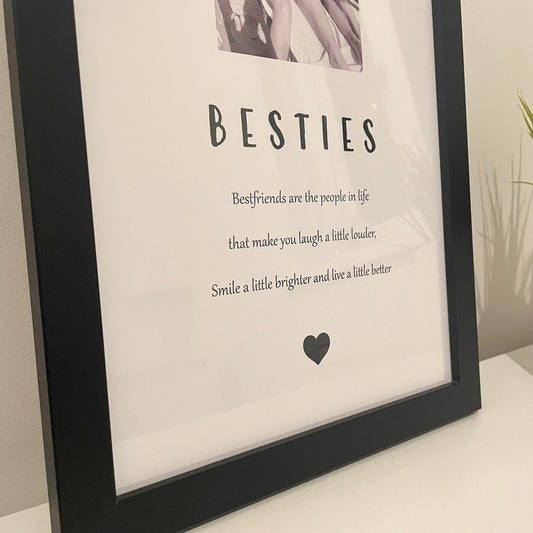Personalised Photo Bestie Frame | Best Friend Frame The Crafty Bonobo The Crafty Bonobo Personalised Photo Frame