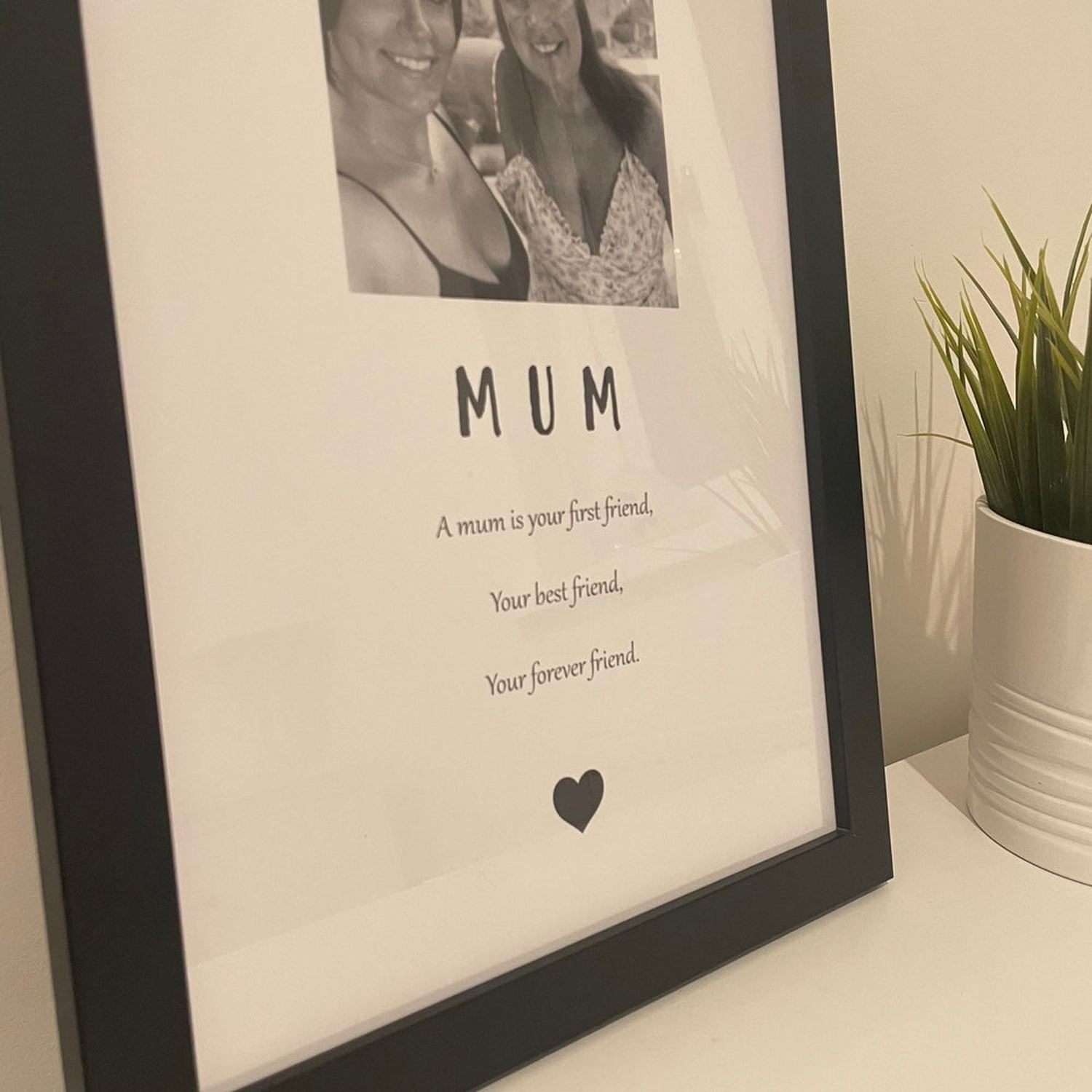 Personalised Photo Mothers Day Frame The Crafty Bonobo Personalised Photo Frame 2