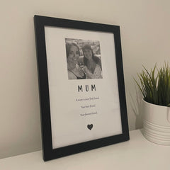 Personalised Photo Mothers Day Frame The Crafty Bonobo Personalised Photo Frame 3