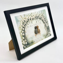 Personalised Wedding Pebble Art Frame – “On Your Wedding Day” Gift The Crafty Bonobo 5