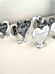 Personalised Wedding Place Name Cards – Custom Guest Name Settings for Weddings & Events The Crafty Bonobo Wedding Decor 6