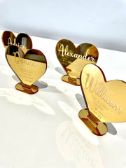 Personalised Wedding Place Name Cards – Custom Guest Name Settings for Weddings & Events The Crafty Bonobo Wedding Decor 4