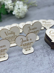 Personalised Wedding Place Name Cards – Custom Guest Name Settings for Weddings & Events The Crafty Bonobo Wedding Decor 5
