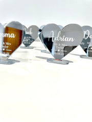 Personalised Wedding Place Name Cards – Custom Guest Name Settings for Weddings & Events The Crafty Bonobo Wedding Decor 7