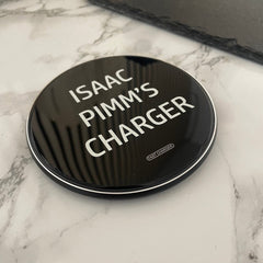 Personalised Wireless Charger – Custom Name Engraved 15W Fast Charging Pad with LED Glow – Qi-Compatible for iPhone, Samsung & More The Crafty Bonobo Phone accessories 6