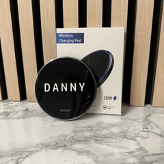 Personalised Wireless Charger – Custom Name Engraved 15W Fast Charging Pad with LED Glow – Qi-Compatible for iPhone, Samsung & More The Crafty Bonobo Phone accessories 5