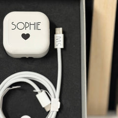 Premium Personalised Charging Cable Set – USB-C to Lightning, USB-A to Lightning or USB-C to USB-C | Fast Charge | 1m or 2m The Crafty Bonobo The Crafty Bonobo Phone accessories