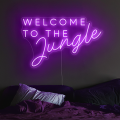 Welcome To The Jungle Neon Sign