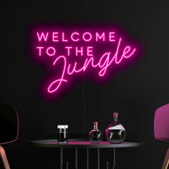 Welcome To The Jungle Neon Sign