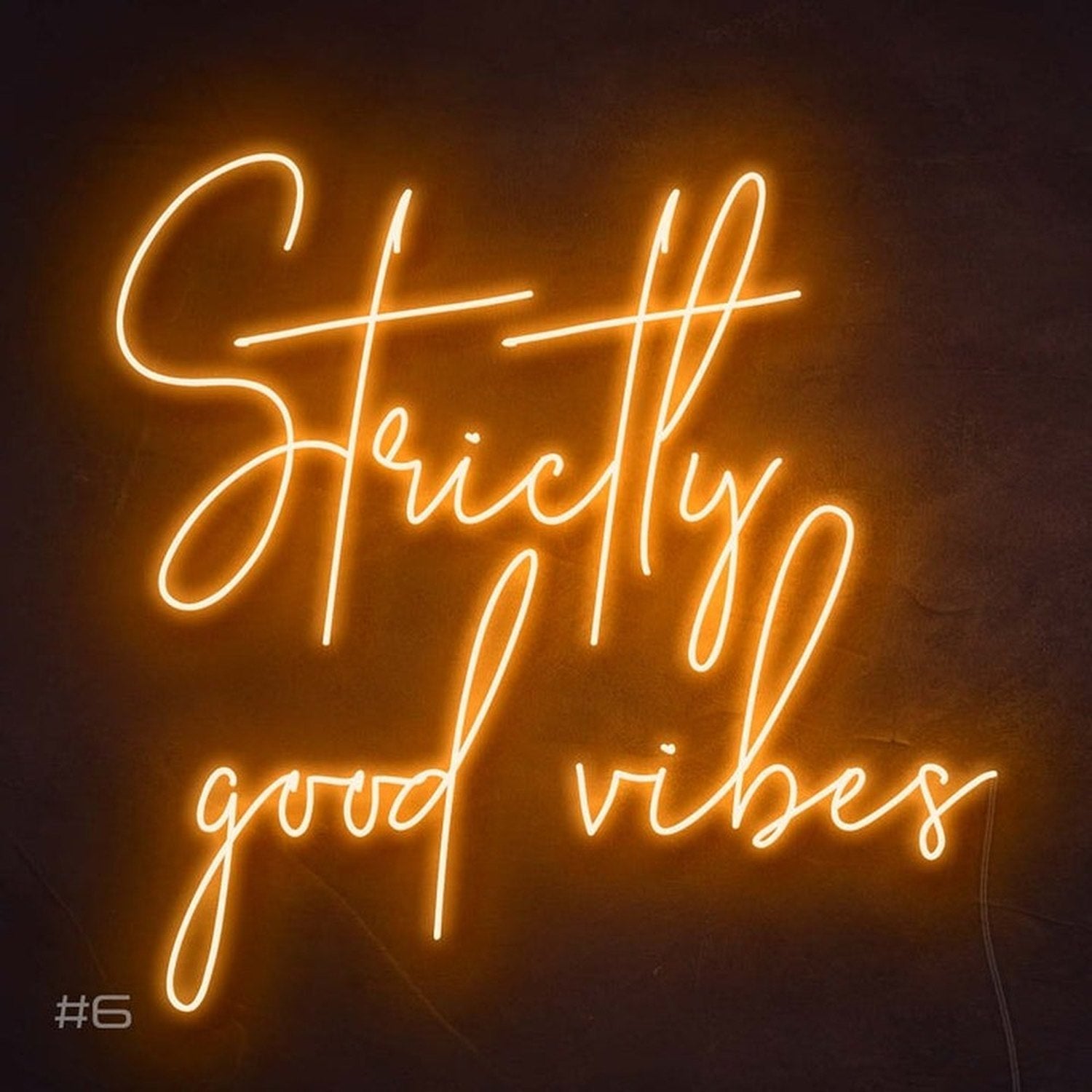 Strictly Good Vibes Neon Sign The Crafty Bonobo Neon Sign 2