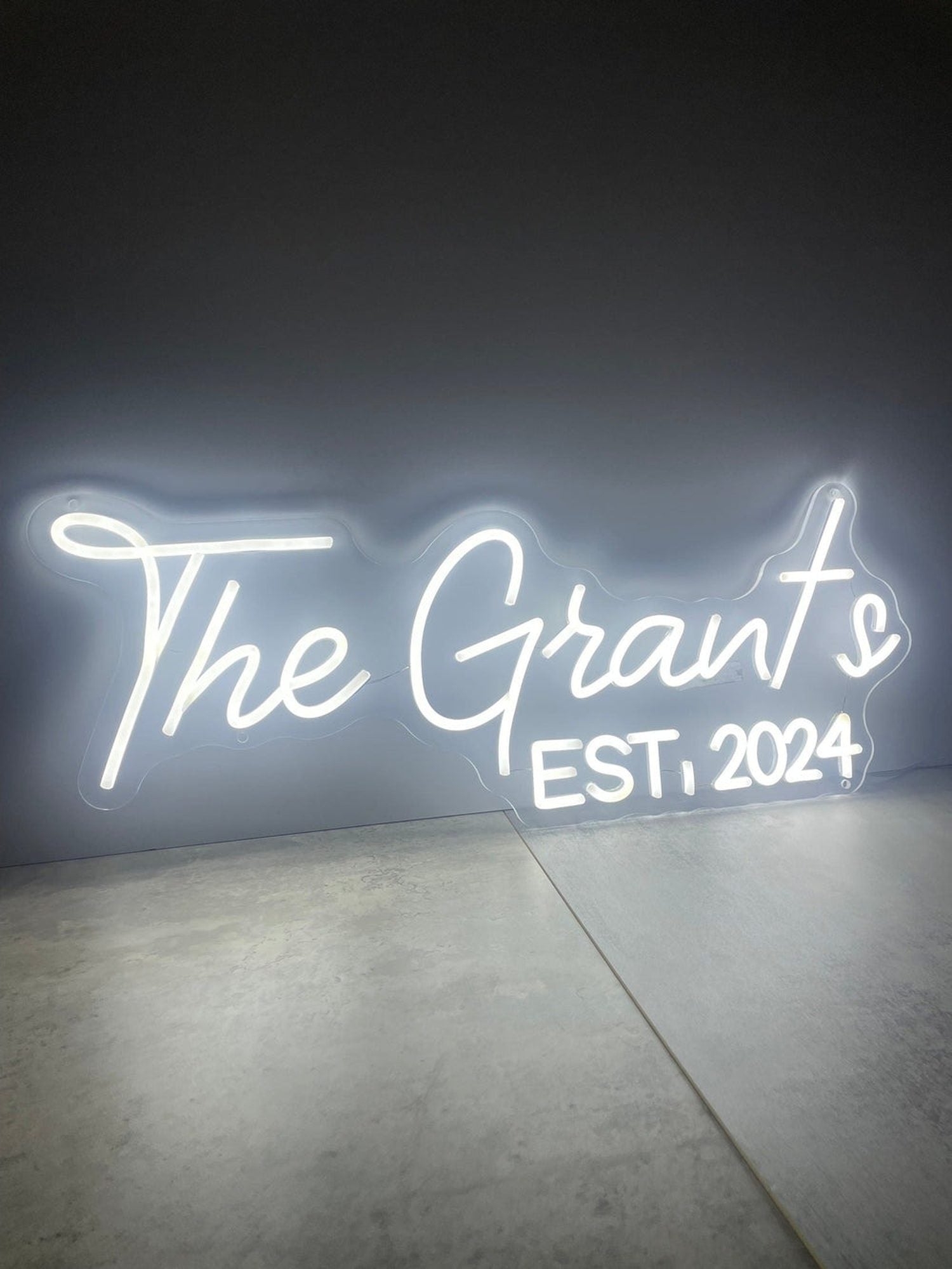 Surname Neon Sign | Wedding Neon Sign | Wedding Decor The Crafty Bonobo Neon Sign 2