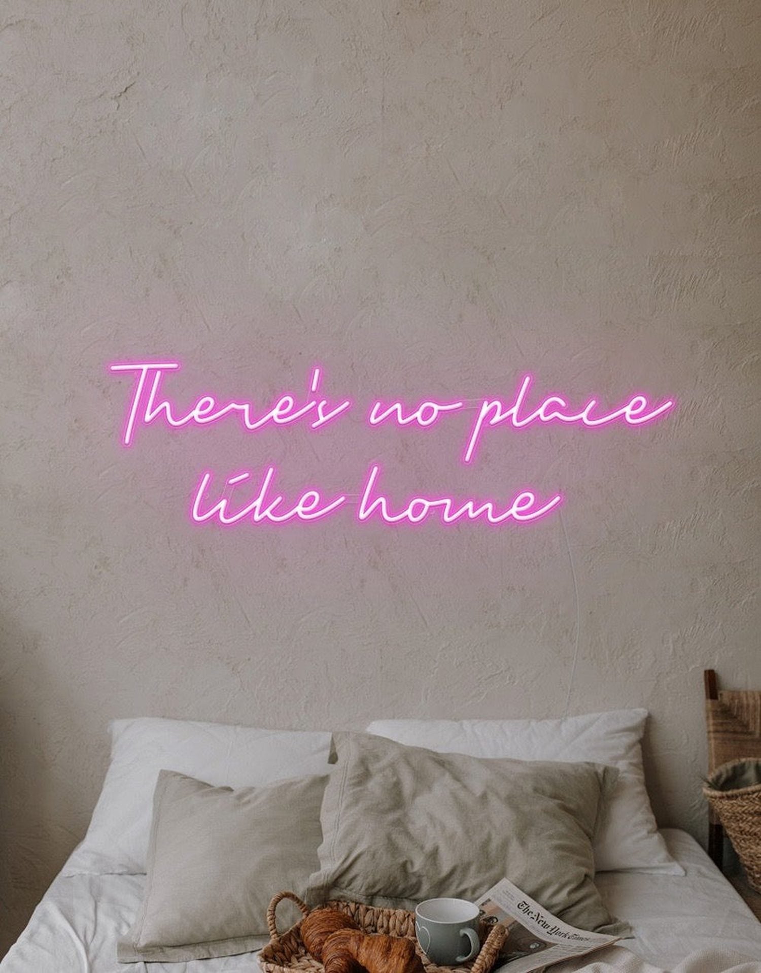 There’s No Place Like Home Neon Sign | Home Decor The Crafty Bonobo Neon Sign 2