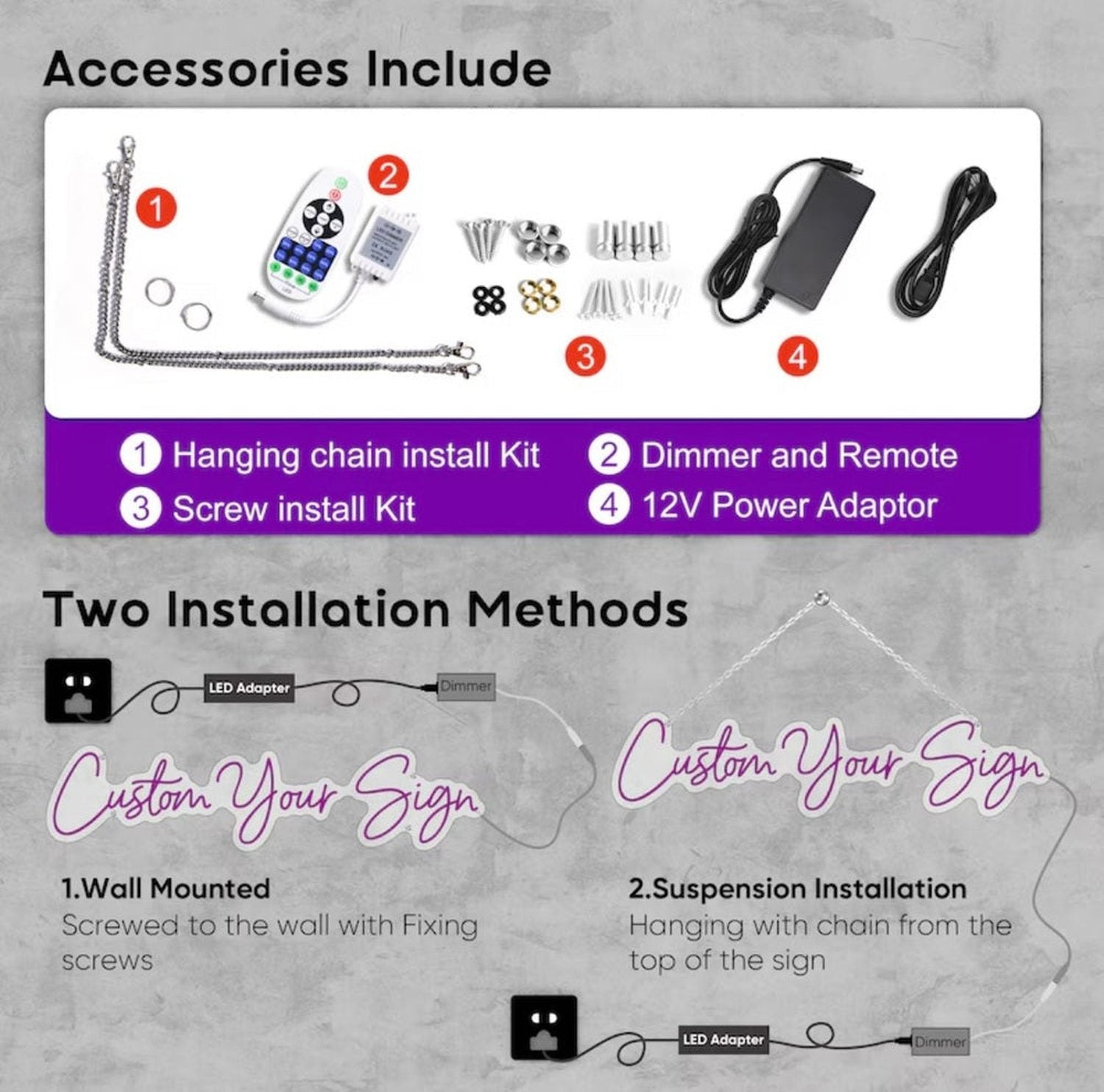 There’s No Place Like Home Neon Sign | Home Decor The Crafty Bonobo Neon Sign 5