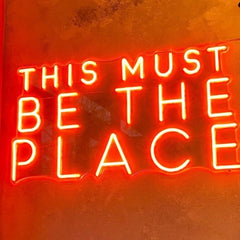 This Must Be The Place Neon Sign The Crafty Bonobo Neon Sign 4